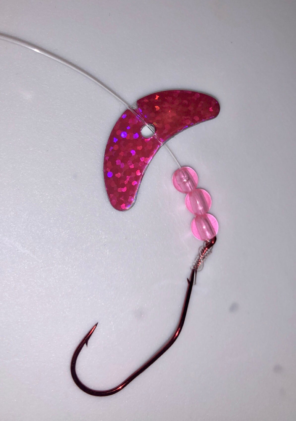 1 Inch Smile/Pink Sparkle