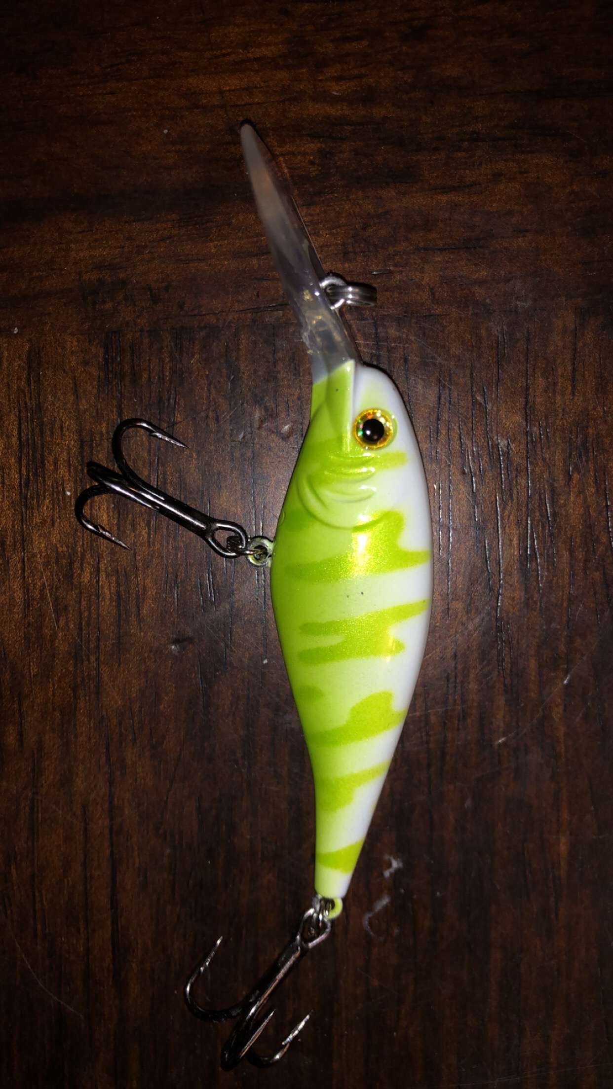 Flicker Shad #7/Sour Apple