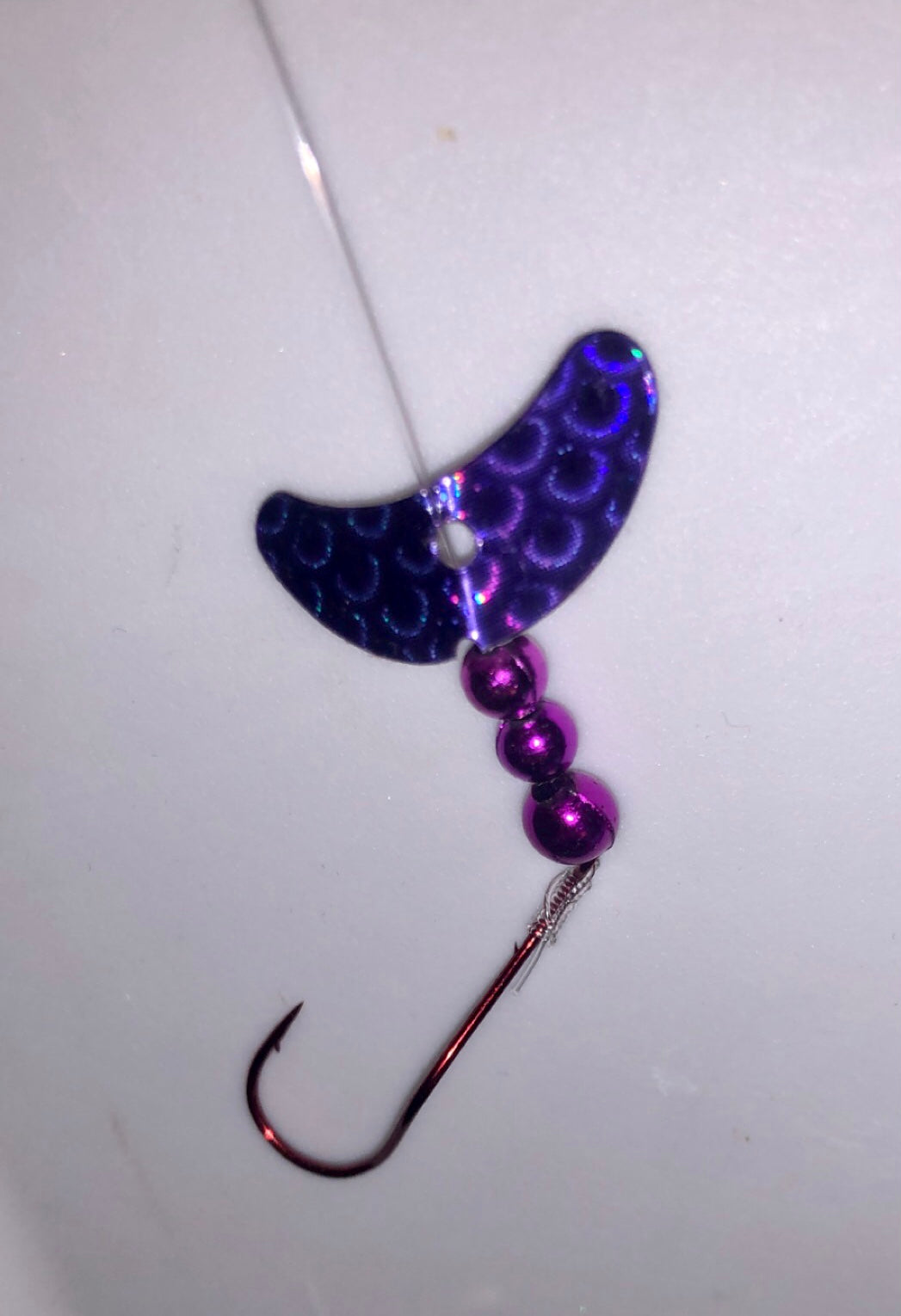 1 Inch Smile/Puple Fin