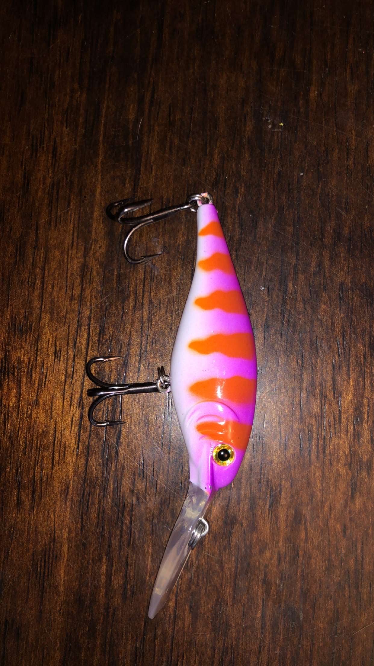 Flicker Shad #7/Purple Tiger
