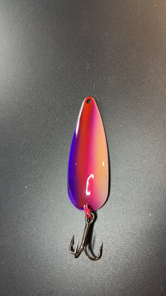 2 7/8 Inch Casting Spoon/Purple Eclipse